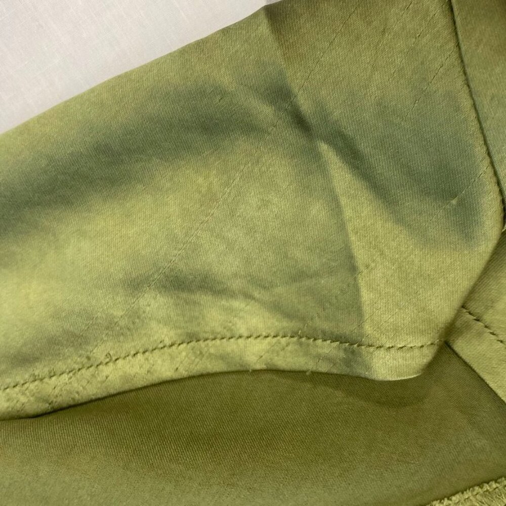 Petal & Pup Olive Green Satin Halter Maxi Dress - Picture 13 of 16